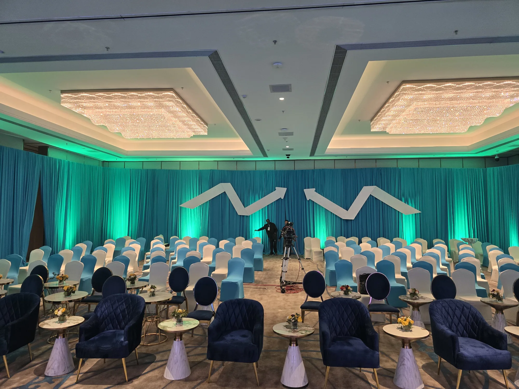 Full venue branding installation